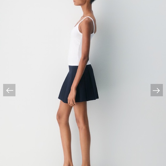 Aritzia Sunday Best - Olive Micro Admiral Skirt - Picture 4 of 8